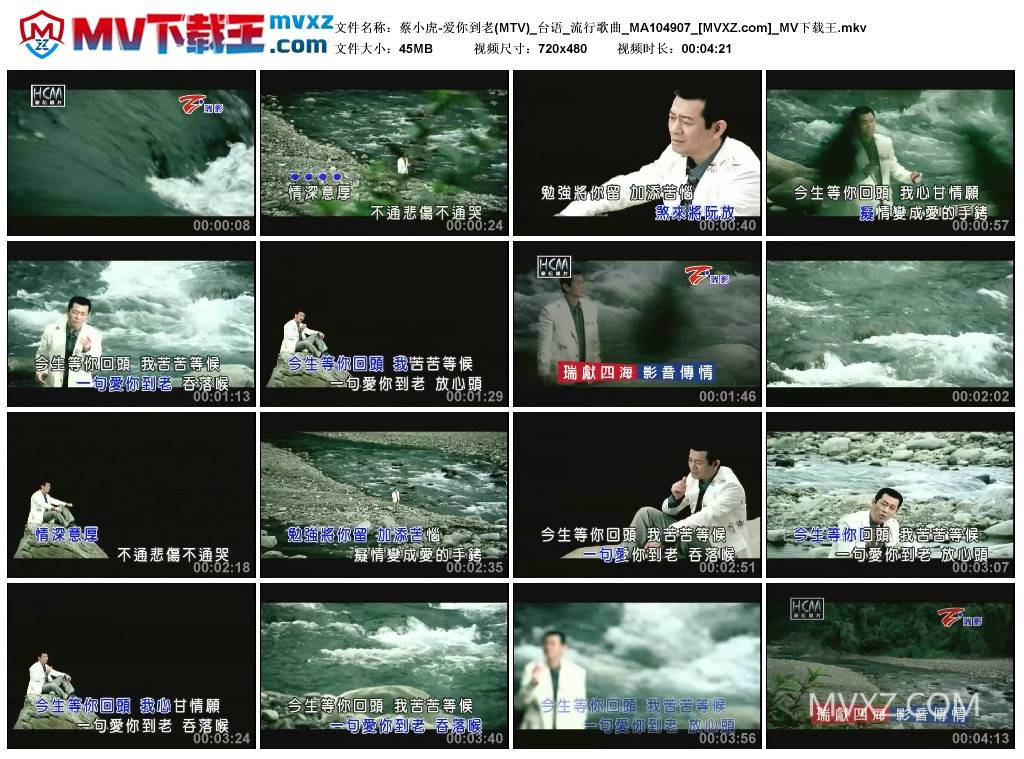 蔡小虎-爱你到老(MTV)_台语_流行歌曲_MA104907